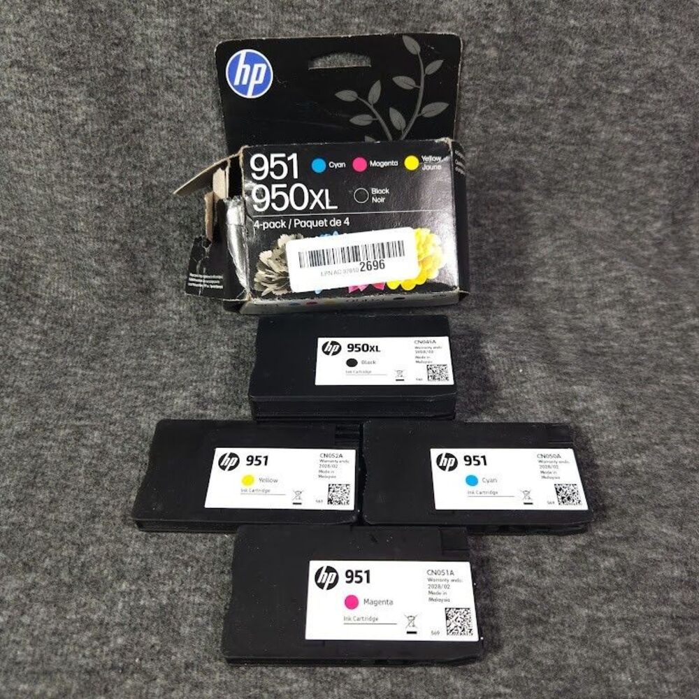 HP 950XL/951 4-pk C2P01FN Ink Black XL, C,M,Y Standard 2/28